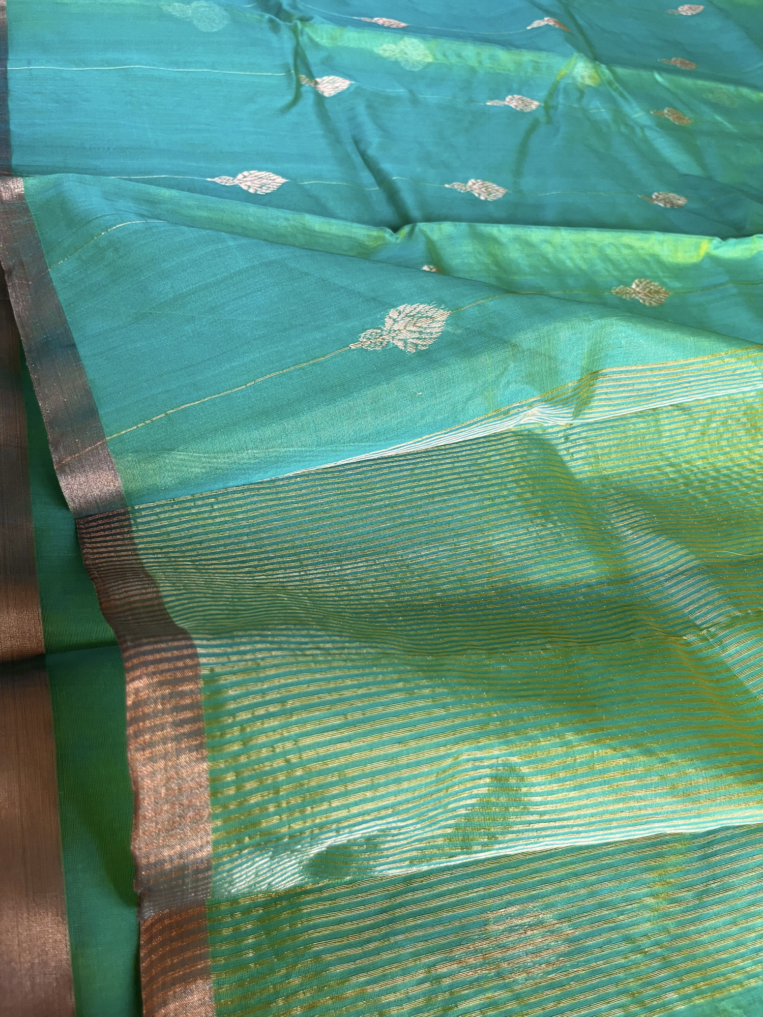 Chanderi organza handloom saree