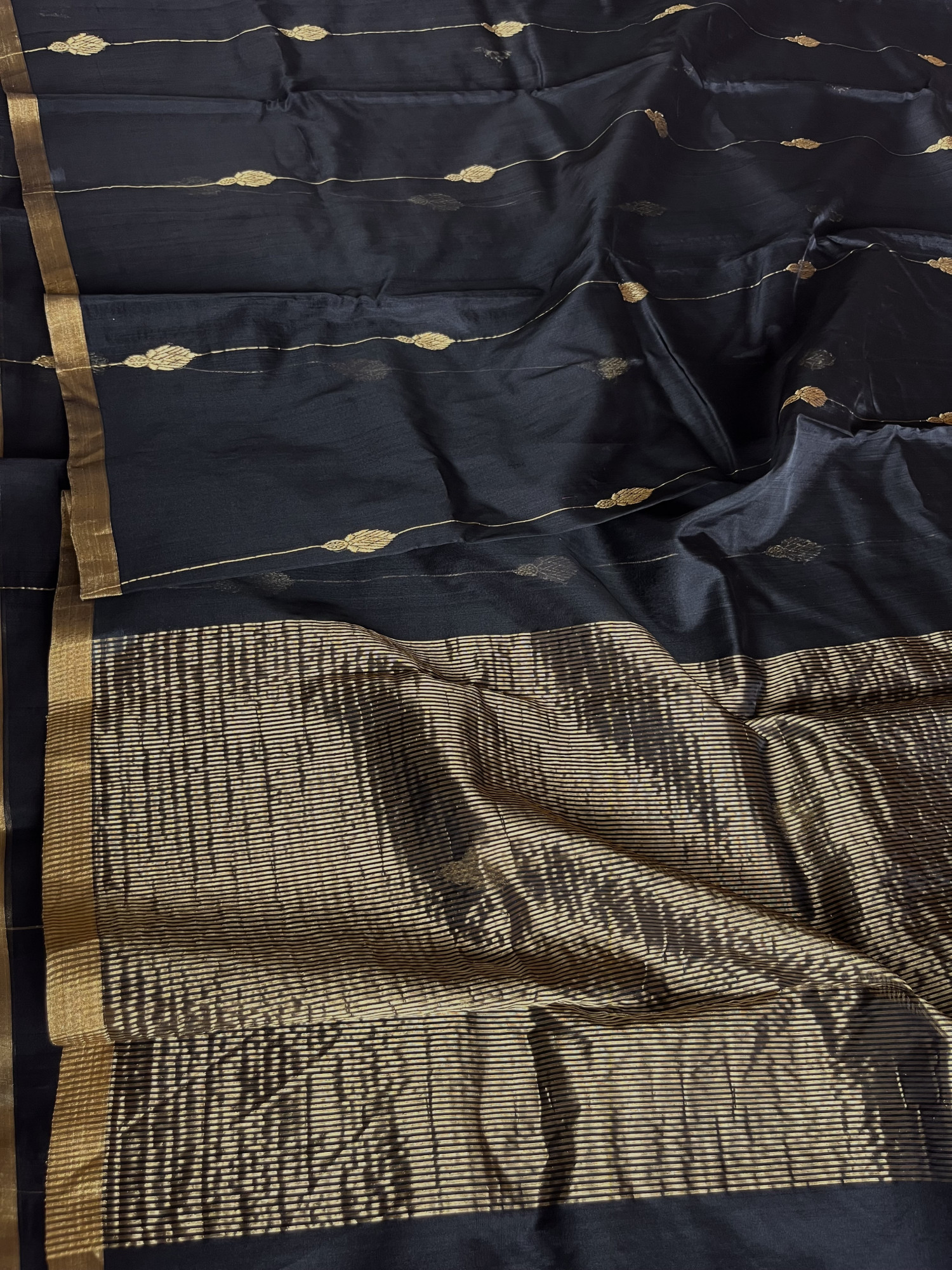 Chanderi organza handloom saree