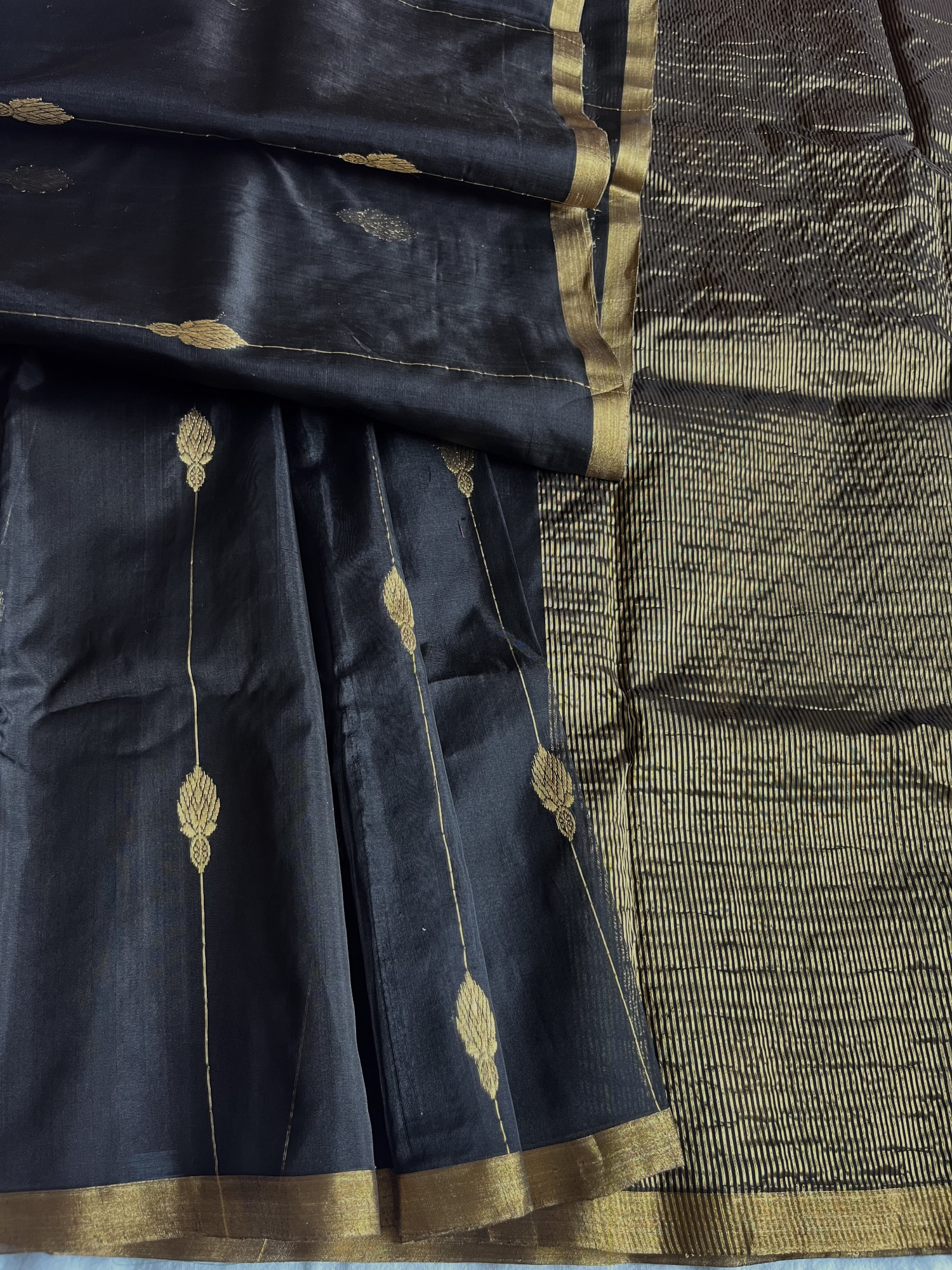 Chanderi organza handloom saree