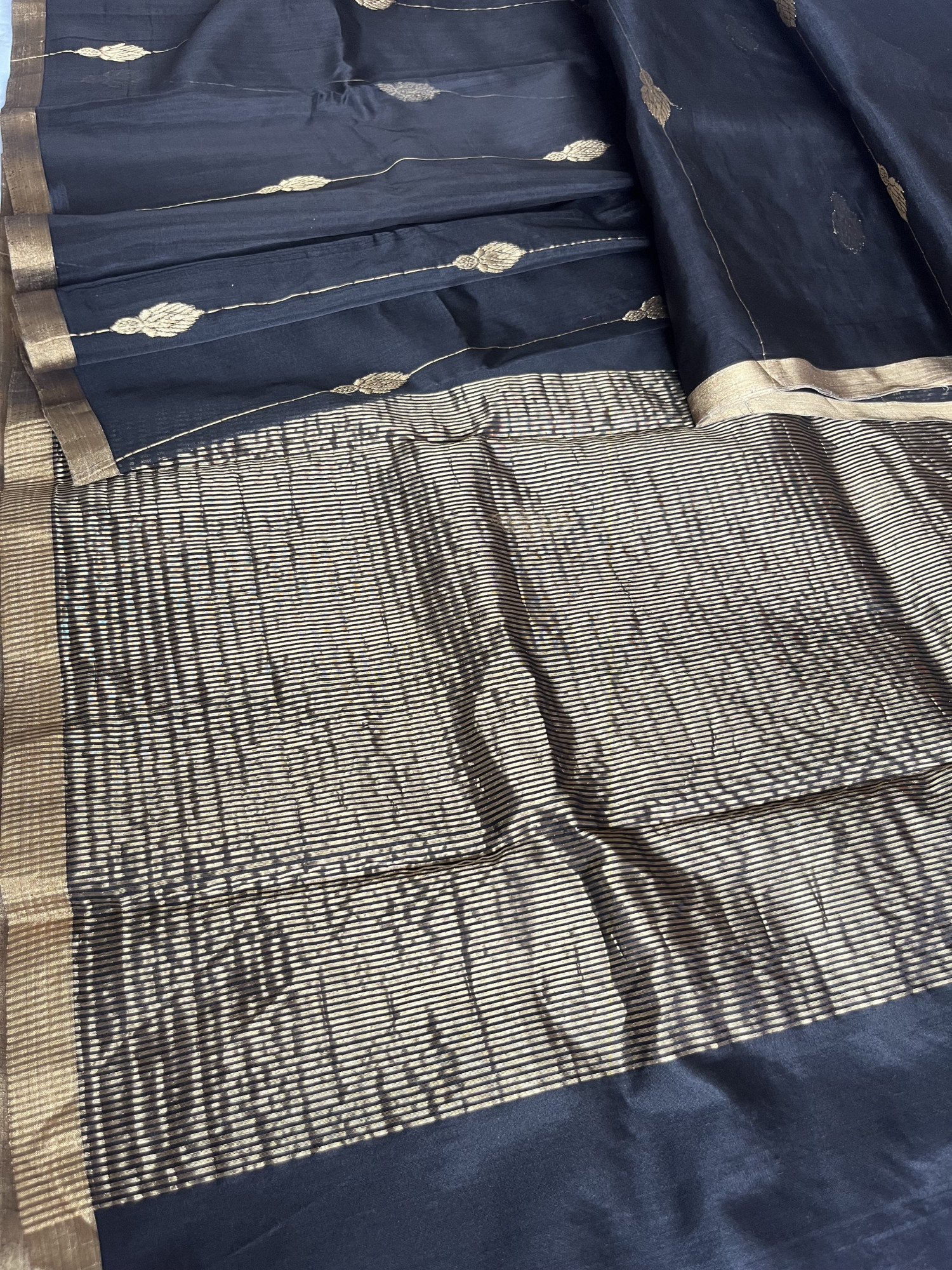 Chanderi organza handloom saree