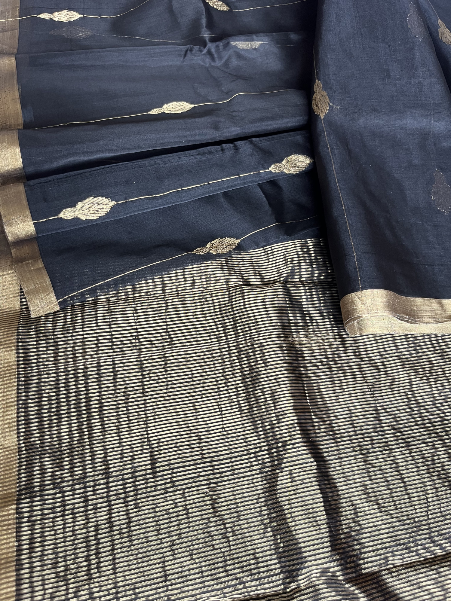 Chanderi organza handloom saree