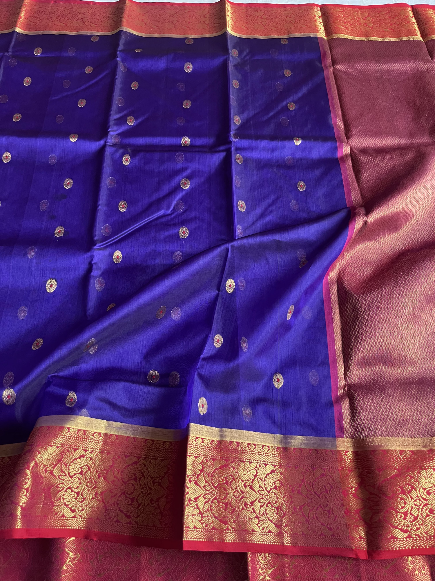 Chanderi organza handloom saree
