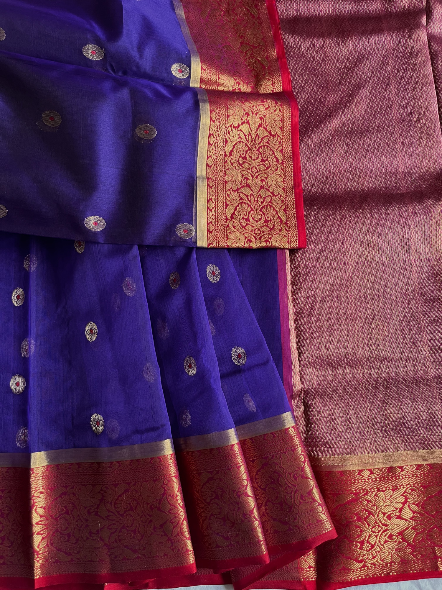Chanderi organza handloom saree