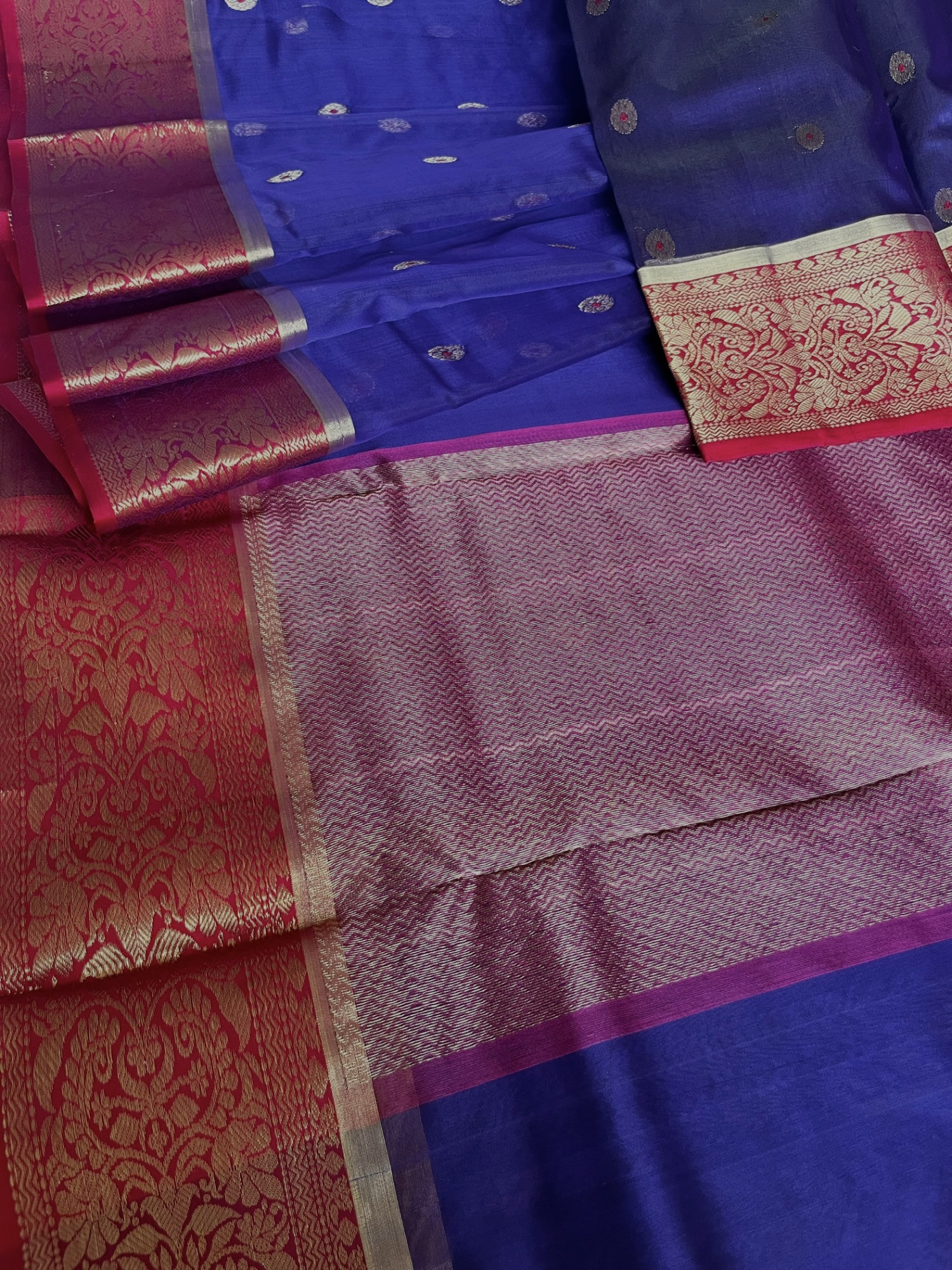 Chanderi organza handloom saree