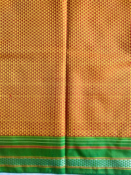 Andhra cotton handloom saree with Khann blouse piece