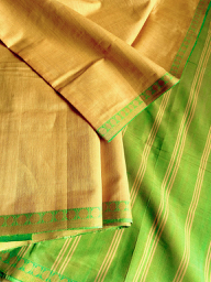 Andhra cotton handloom saree with Khann blouse piece