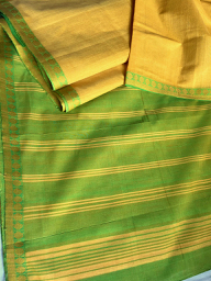Andhra cotton handloom saree with Khann blouse piece