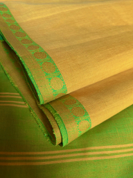 Andhra cotton handloom saree with Khann blouse piece