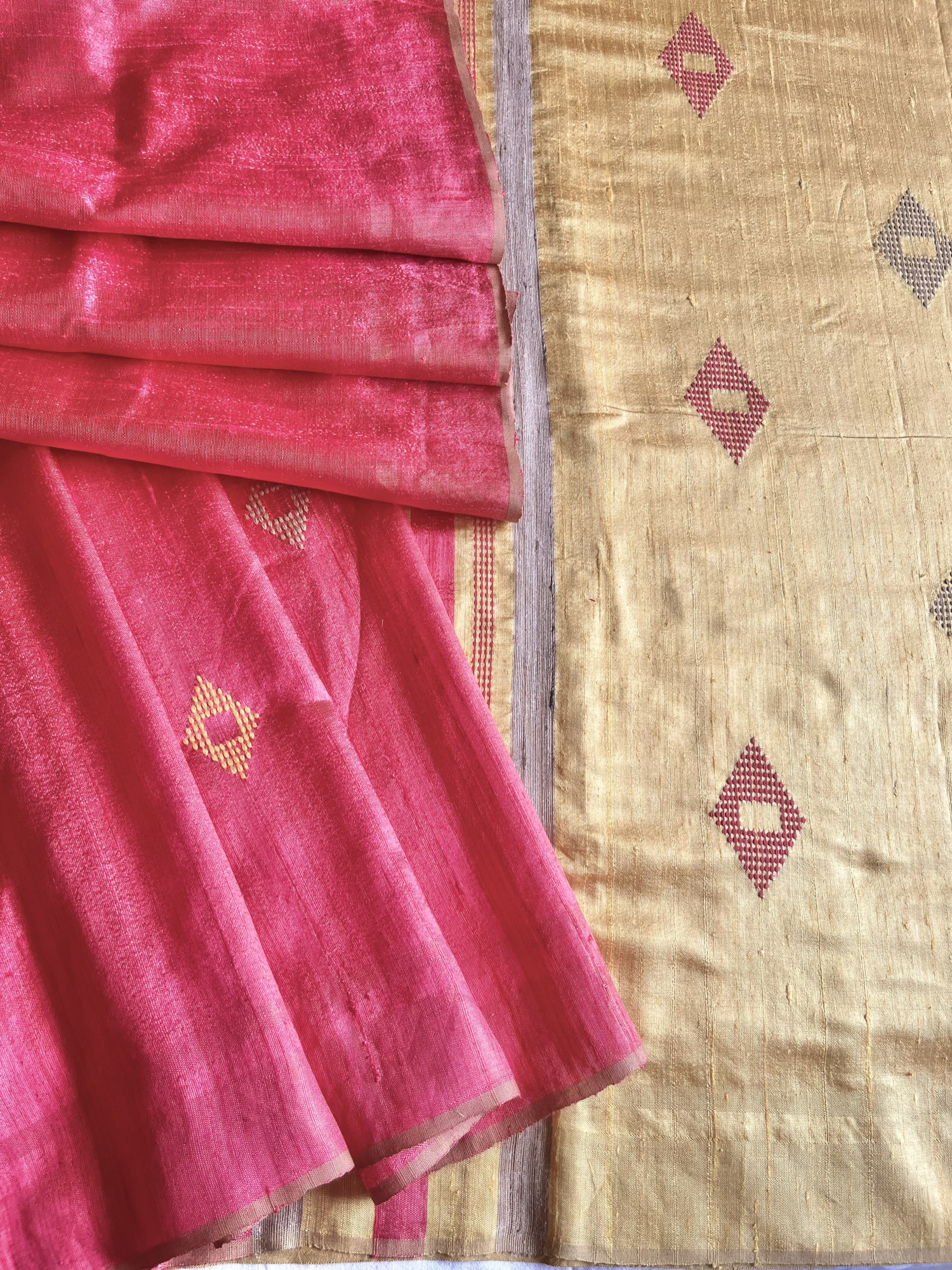 Bhagalpur silk handloom saree