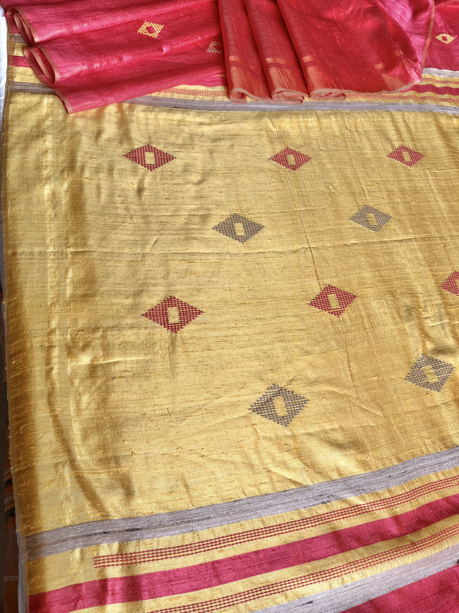 Bhagalpur silk handloom saree