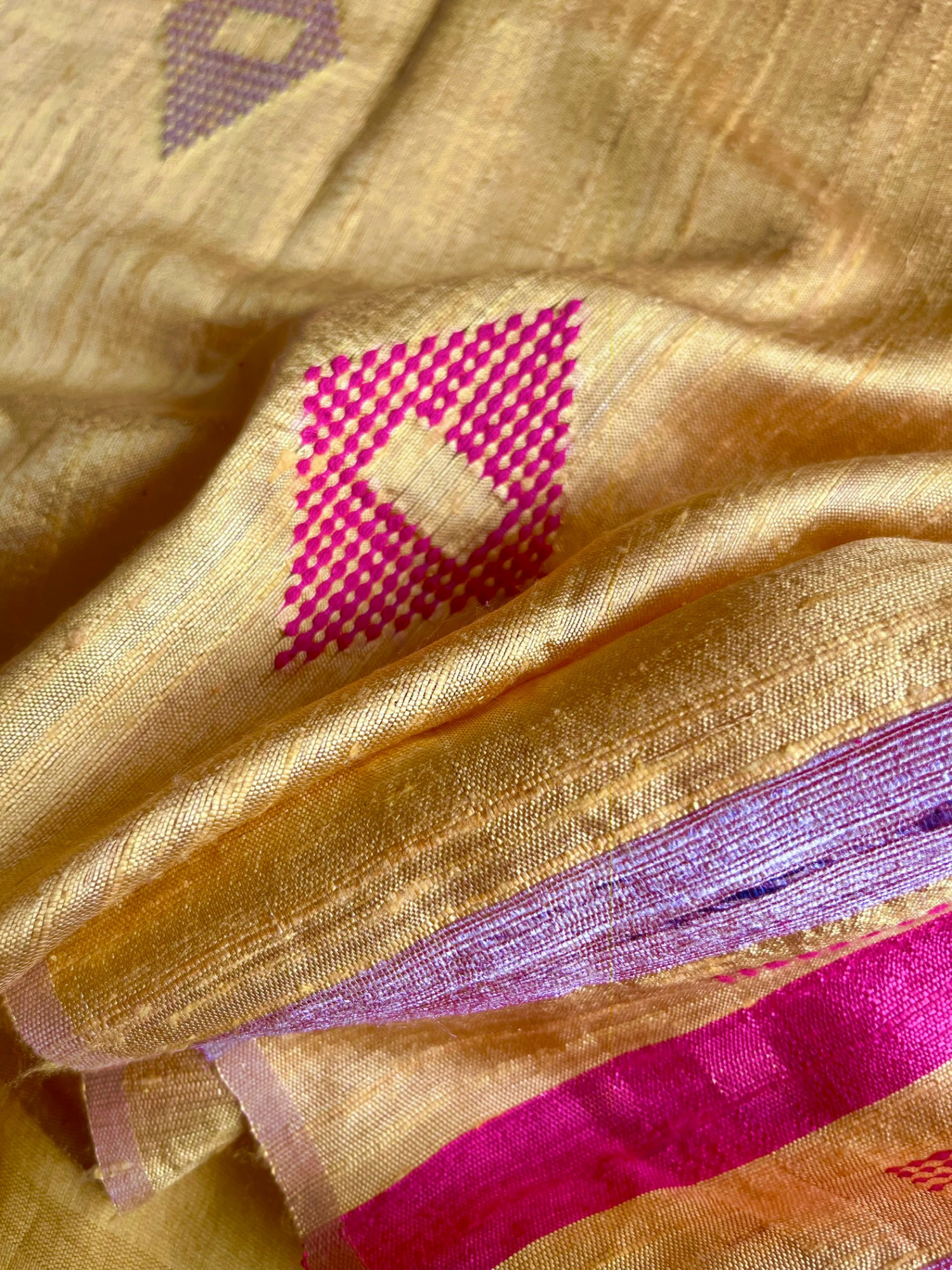 Bhagalpur silk handloom saree