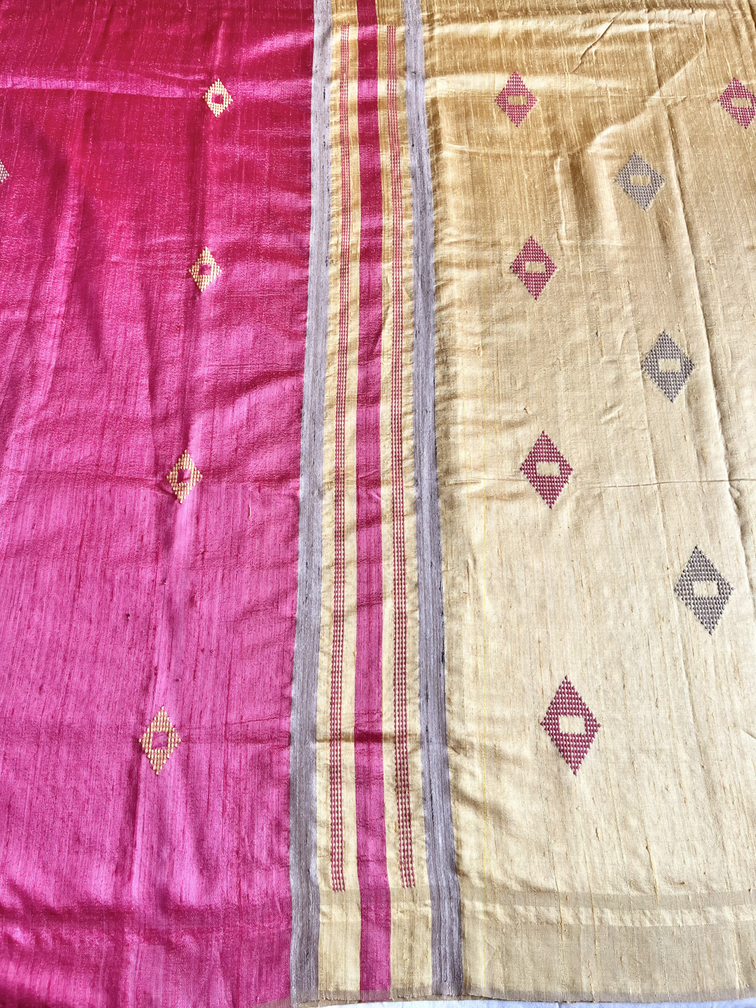 Bhagalpur silk handloom saree