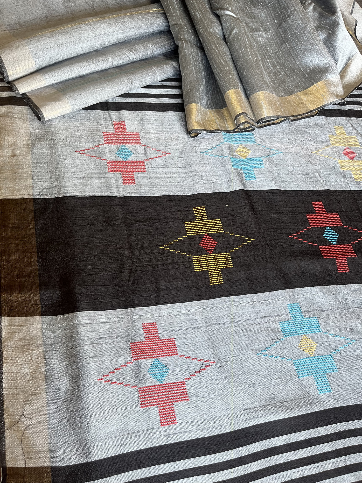 Bhagalpur silk handloom saree