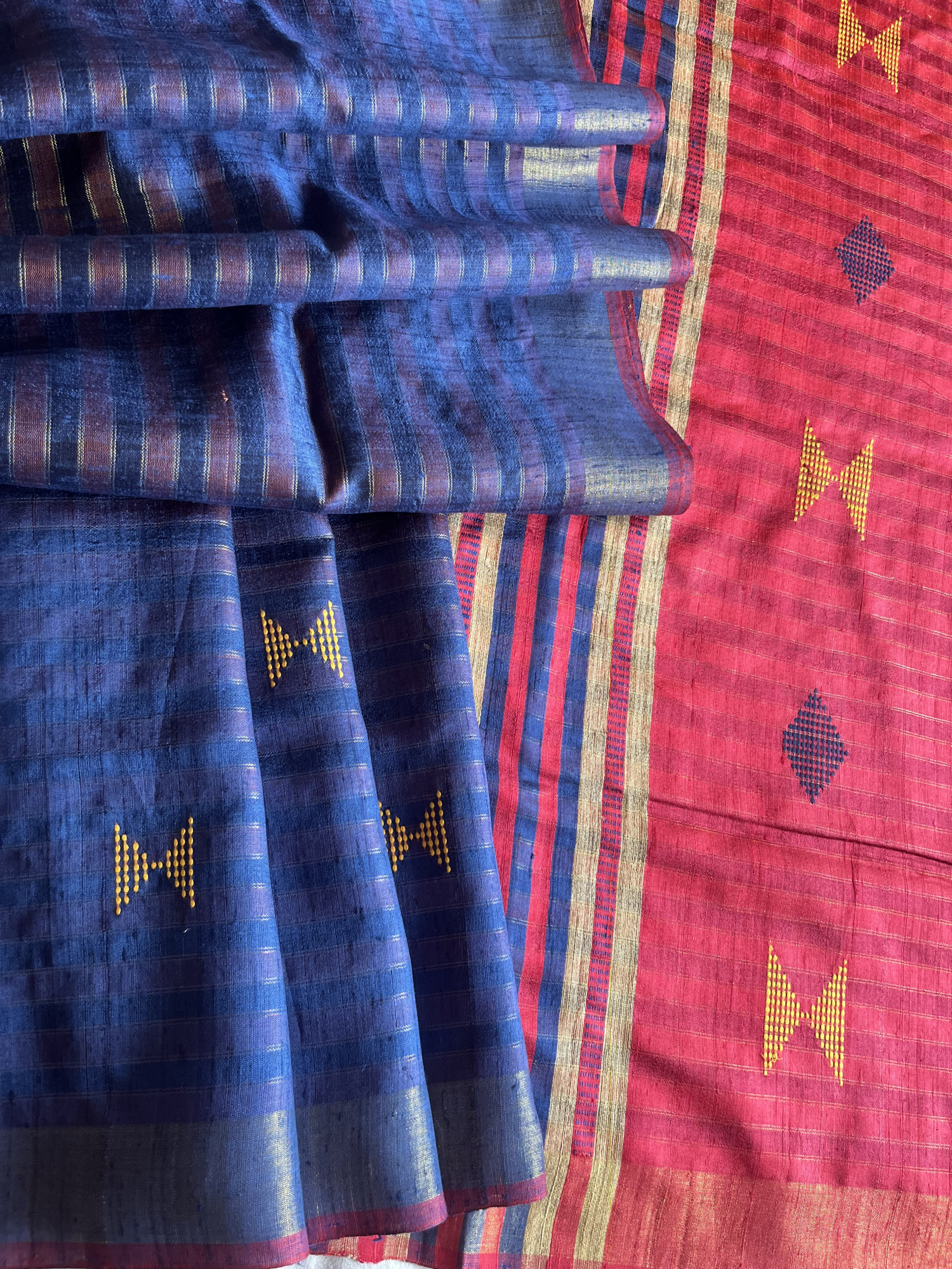 Bhagalpur silk handloom saree