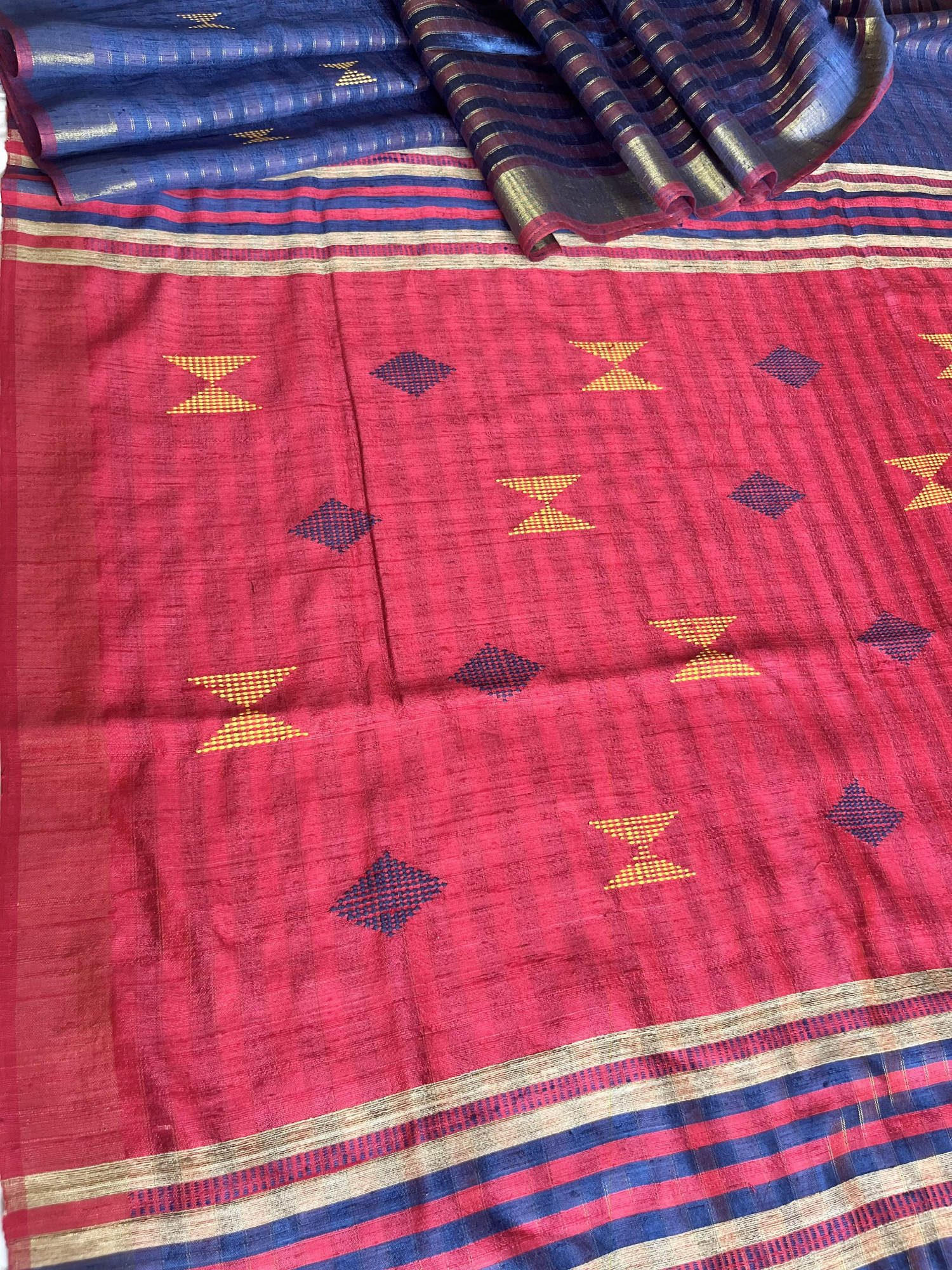 Bhagalpur silk handloom saree