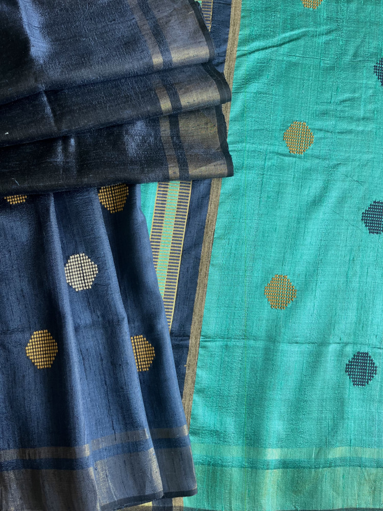Image of Bhagalpur silk handloom saree