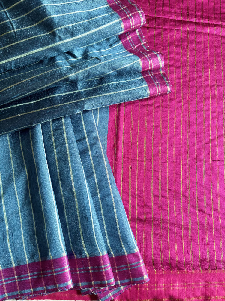 Image of Bhagalpur silk handloom saree