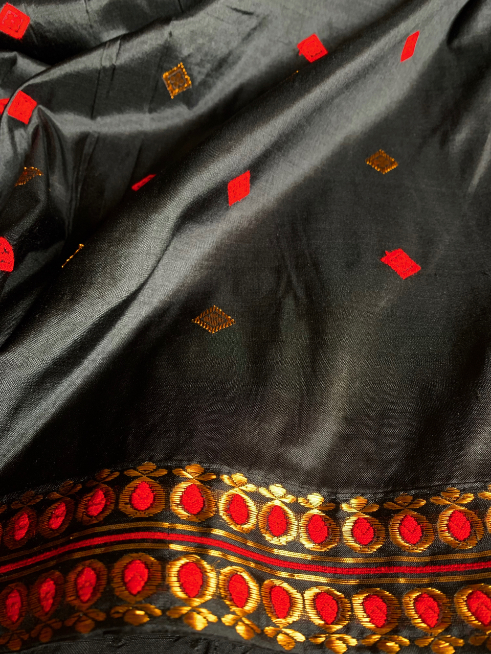 Assamese Paat silk handloom saree