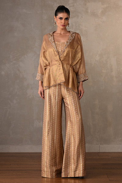 Tissue Brocade Zardose Co-Ord Set