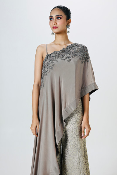 Moondust Brocade Kaftan Set