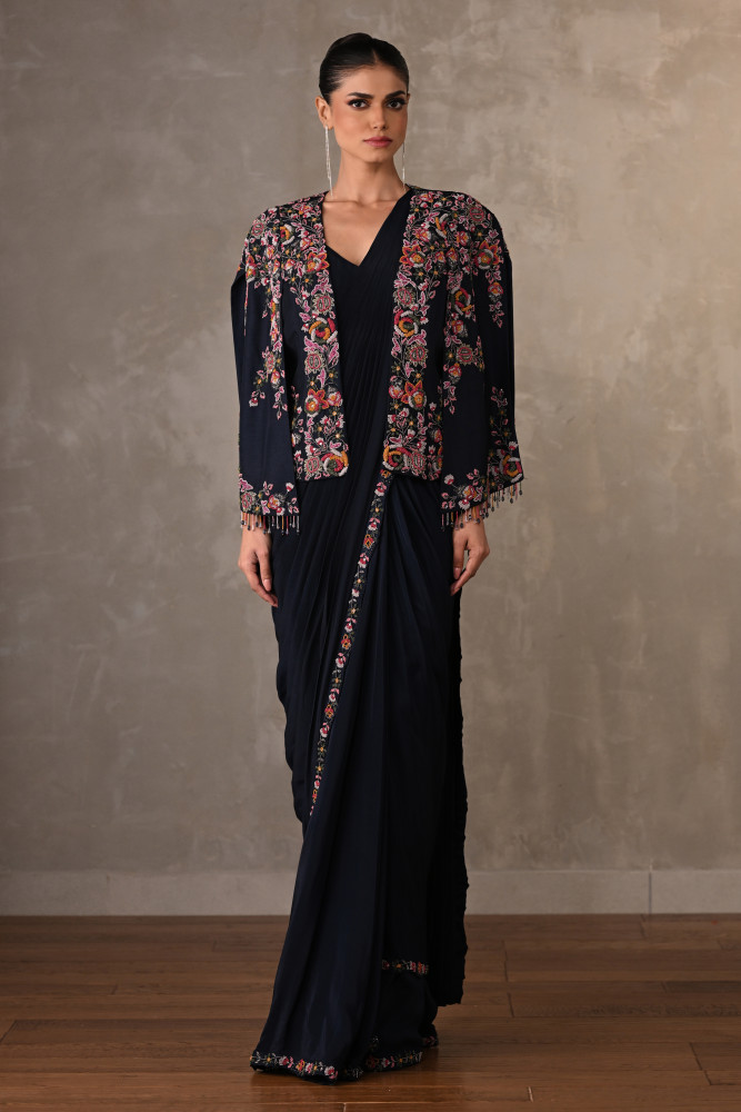 Enchanted Bloom Drape Saree