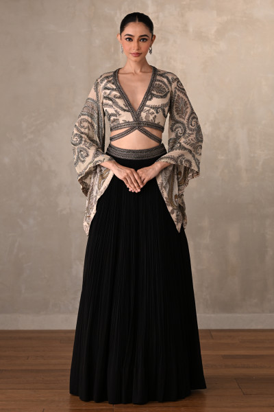 Midnight Mirage Georgette Lehenga Set