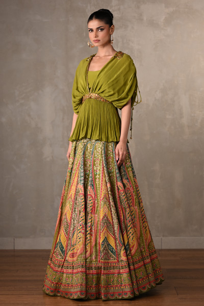 Mehendi Muse Lehenga Set