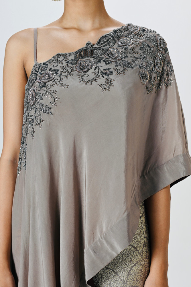 Moondust Brocade Kaftan Set