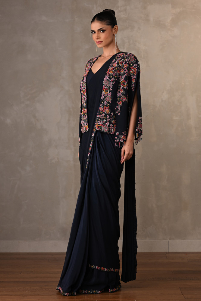 Enchanted Bloom Drape Saree