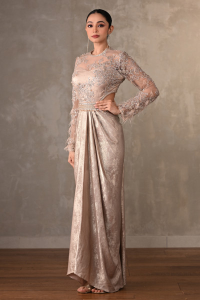 Moonlit Aurelia Embellished Gown