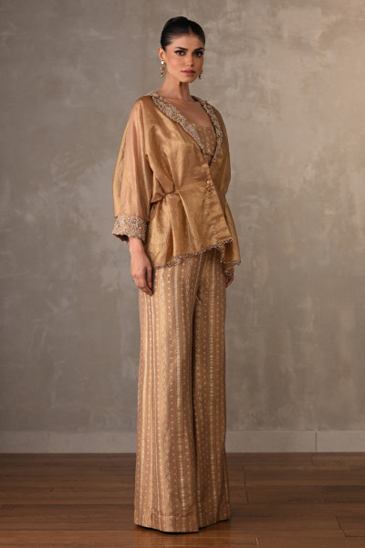Tissue Brocade Zardose Co-Ord Set