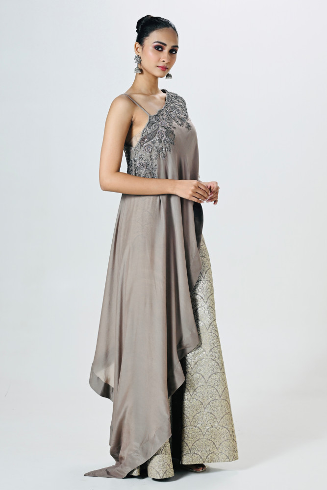 Moondust Brocade Kaftan Set