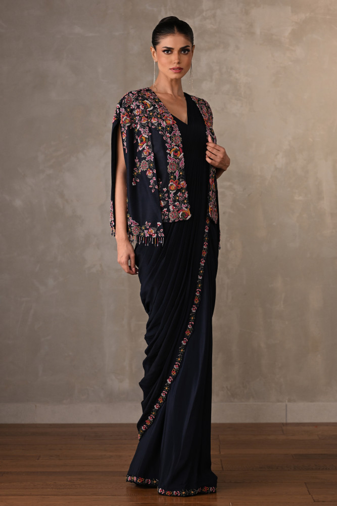 Enchanted Bloom Drape Saree