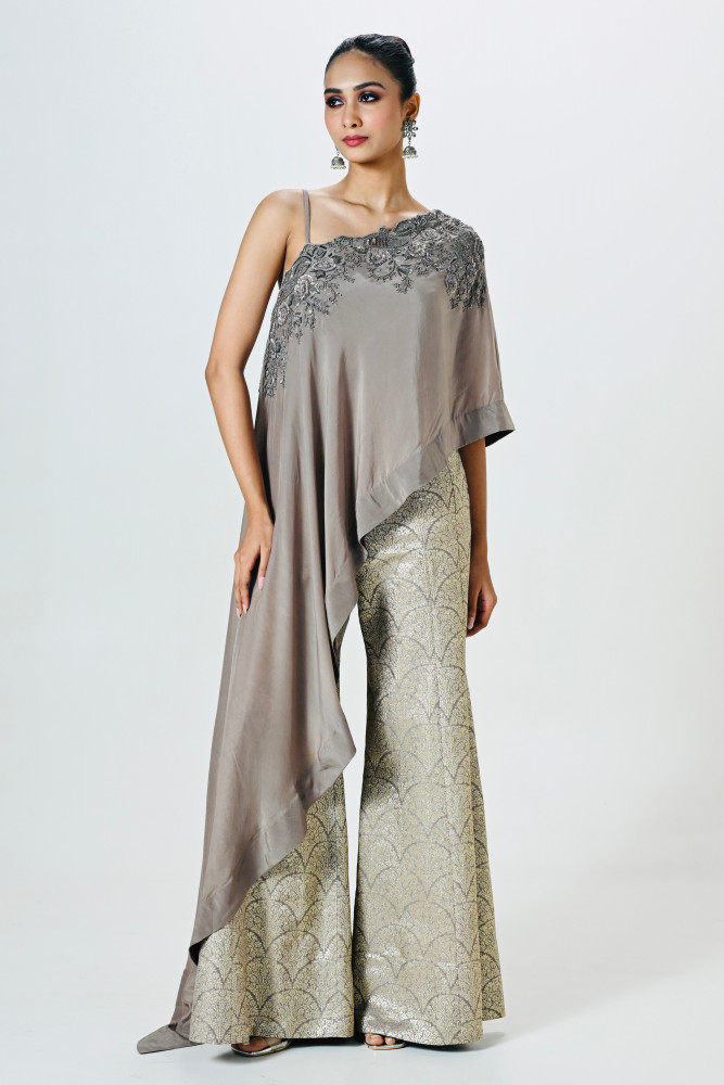 Moondust Brocade Kaftan Set