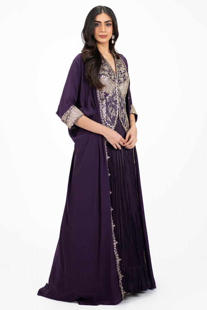 Zardosi Lehenga with Cape