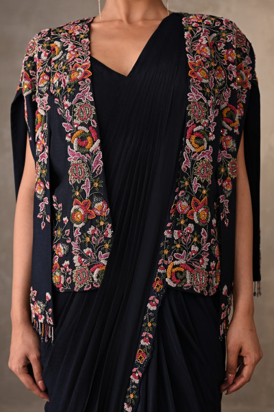 Enchanted Bloom Drape Saree