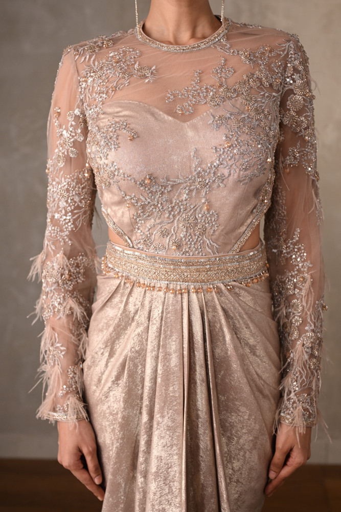 Moonlit Aurelia Embellished Gown
