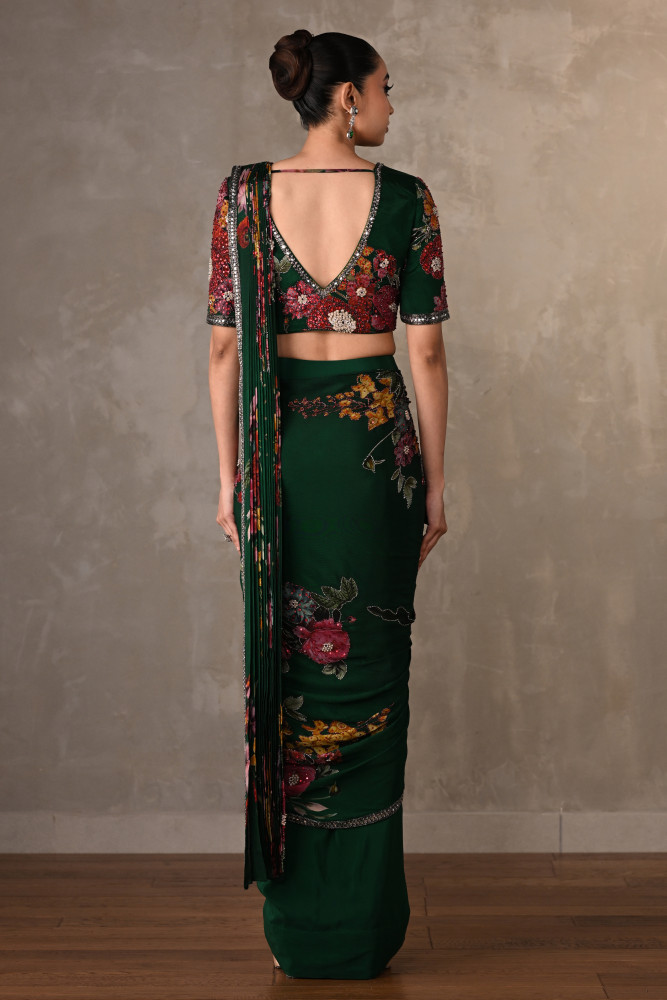 Enchanted Floral Drape Saree