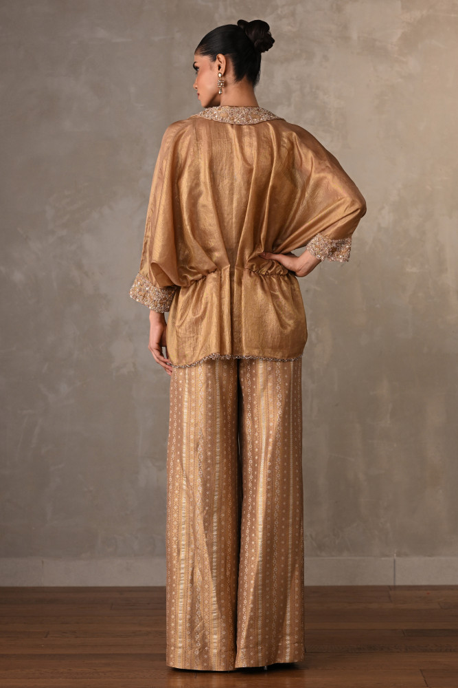 Tissue Brocade Zardose Co-Ord Set