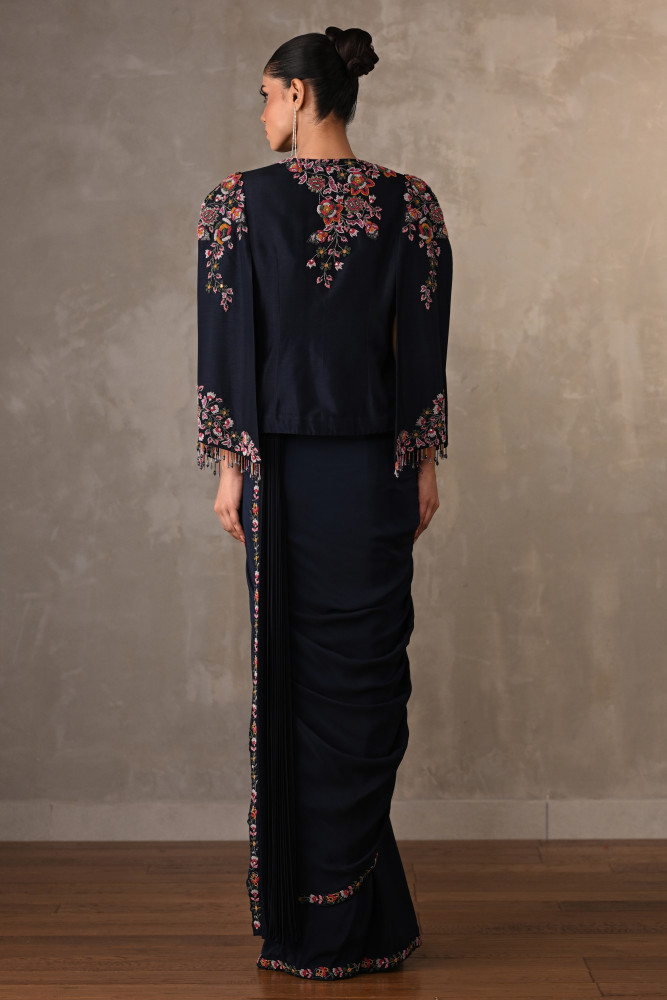 Enchanted Bloom Drape Saree
