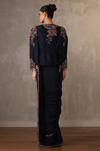 Enchanted Bloom Drape Saree