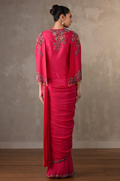 Enchanted Bloom Drape Saree