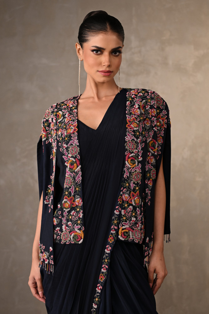 Enchanted Bloom Drape Saree