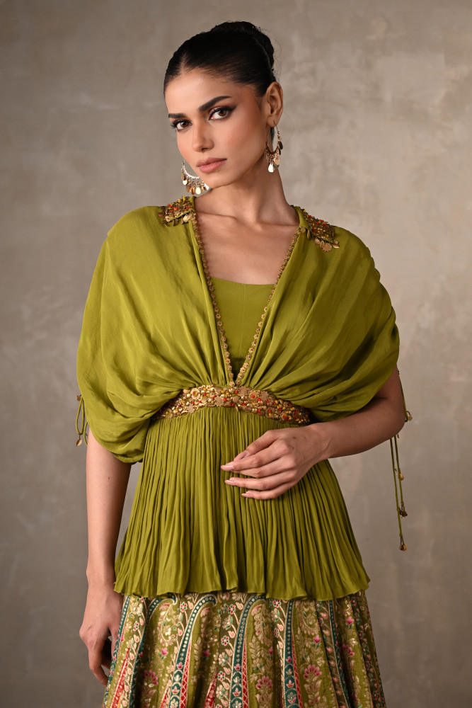 Mehendi Muse Lehenga Set