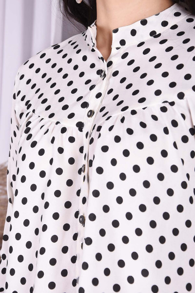 Black & White Polka Dotted Cotton Top