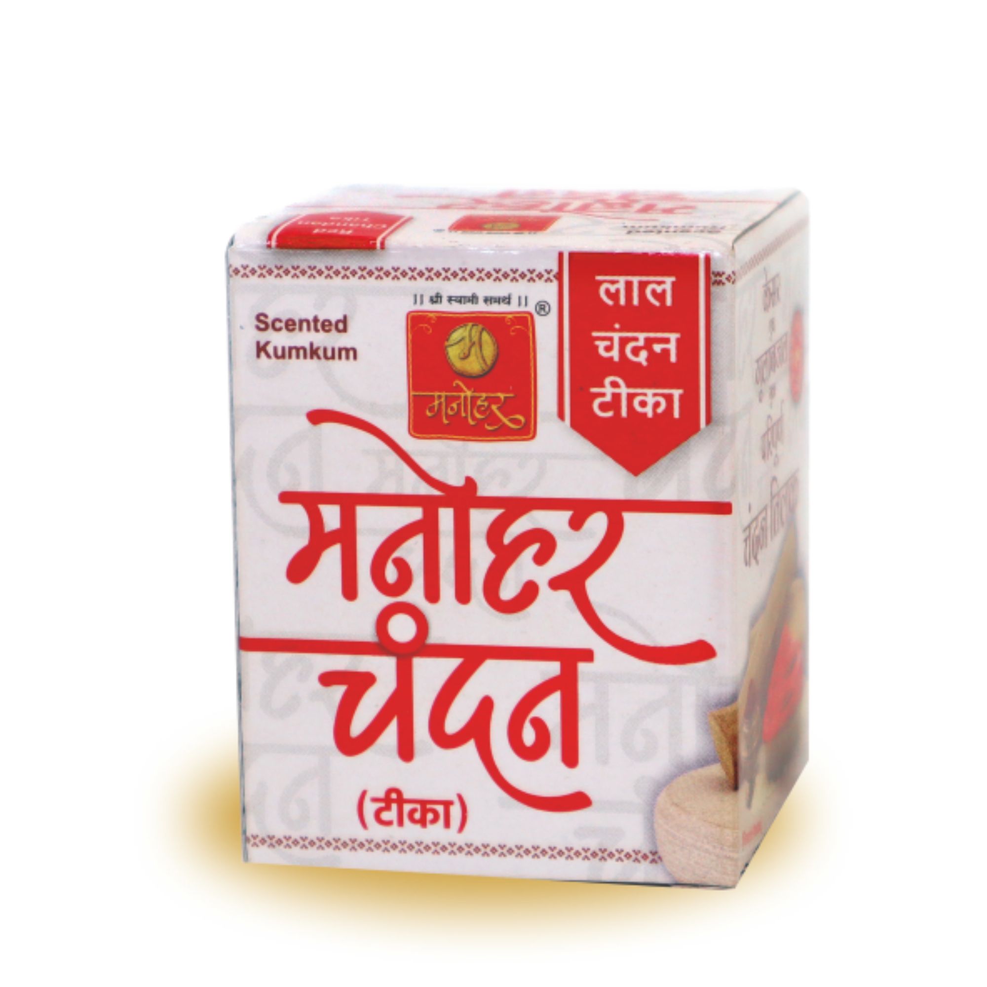 Manohar Sugandhi Lal Chandan Tika (Red)