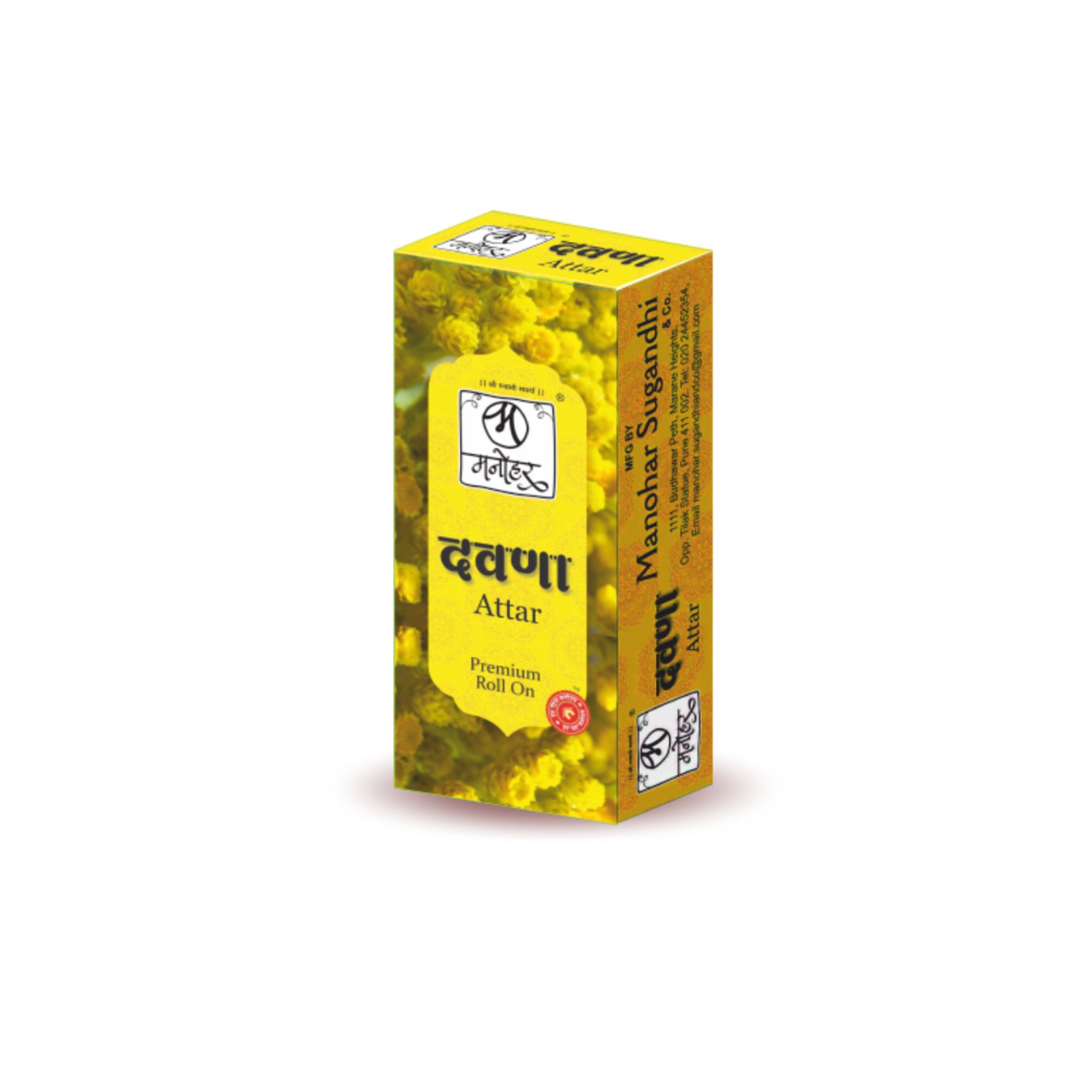 Manohar Sugandhi Premium Davana Attar
