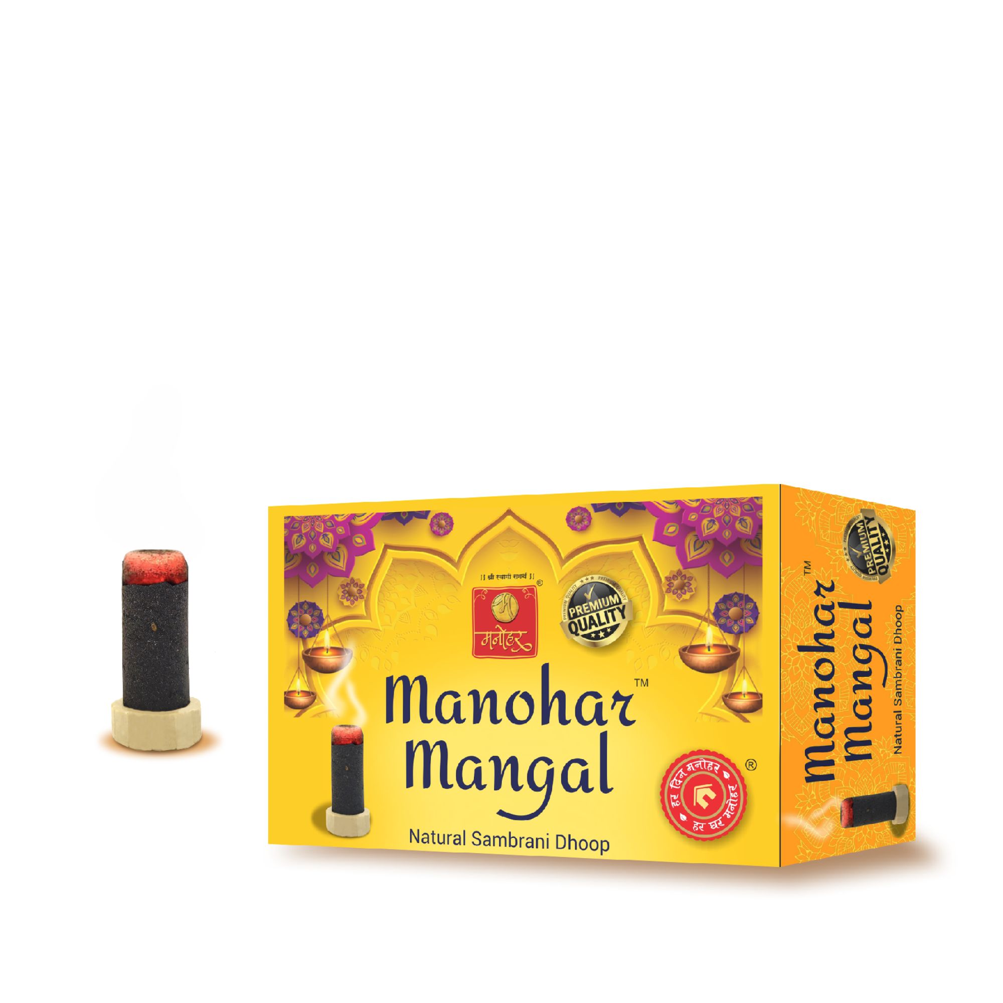 Manohar Sugandhi Manohar Mangal Sambrani Sticks