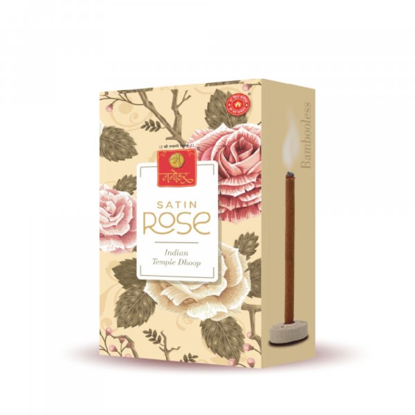 Image of Manohar Sugandhi Satin Rose Dhoop Sticks
