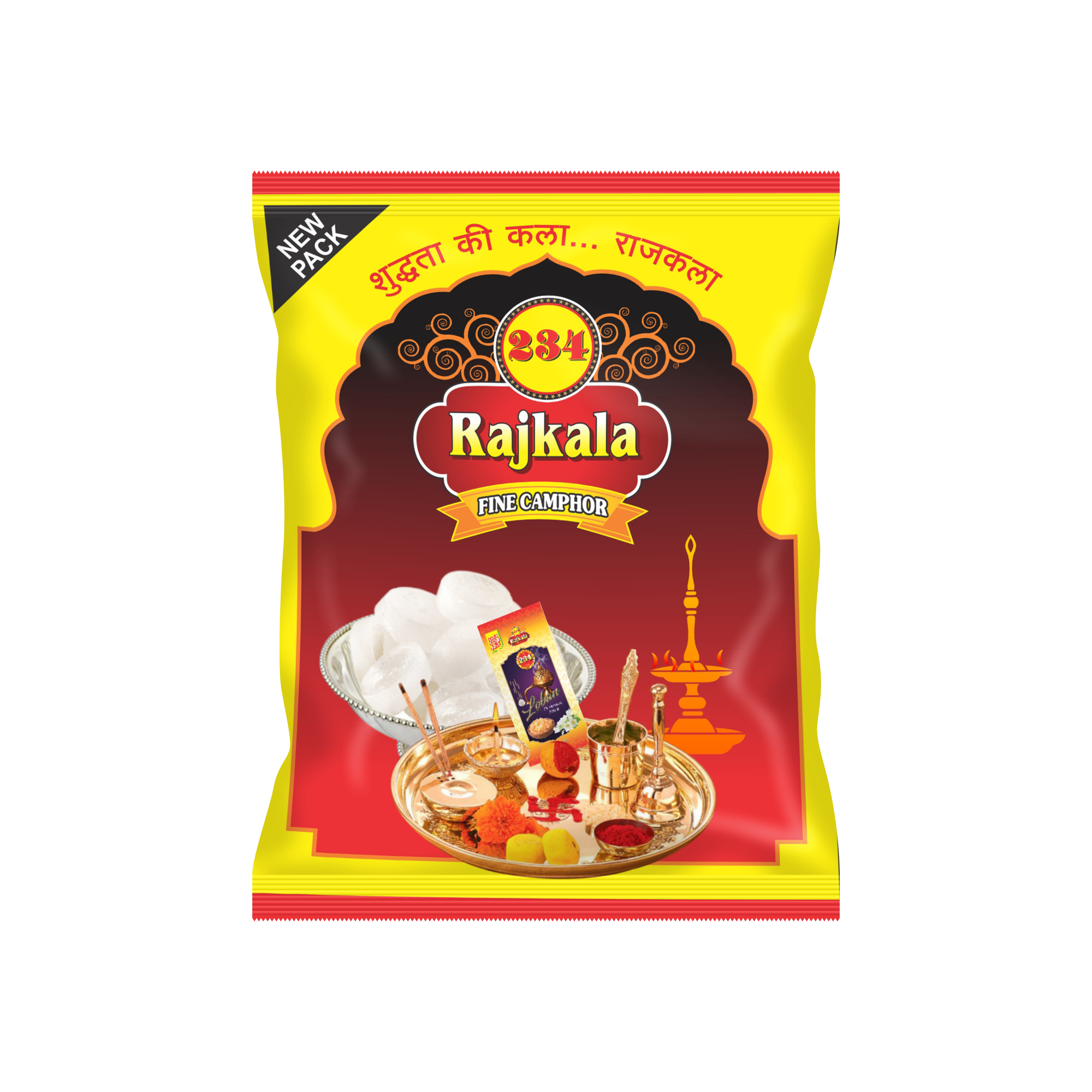 Rajkala Pure Dollar Camphor Pouch 100 gms